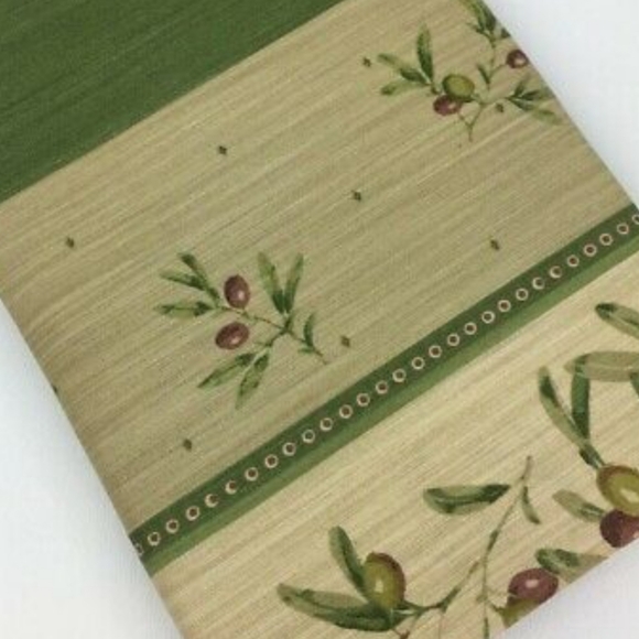 Window Valances with Olives